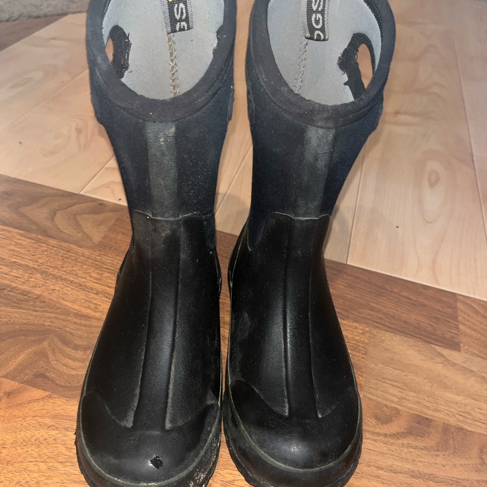 Bogs Black Kids Boots